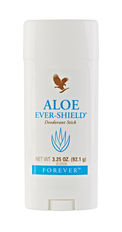 Aloe Ever-Shield Deodorant provides effective, all-day protection. This gentle yet powerful product is non-irritating and does not stain clothes. The aloe vera formula contains no alcohol or harsh aluminium salts usually found in antiperspirant deodorants and can be used to soothe after underarm shaving and waxing. This deodorant also offers a clean, pleasant scent that’s not overpowering.<br /><b>'Aloe Ever-Shield' was awarded the EXCELLENT rating in dermatological tests carried out by Dermatest®.</b>