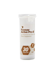 <b>Forever Active Pro-B</b>&nbsp;blends six strains of friendly bacteria, selected and engineered for their ability to reach the intended destination of the large intestine. Forever Active Pro-B is the perfect high-quality friendly bacteria supplement to complement your gut flora and assist with your diet and lifestyle goals. Each strain goes through thorough testing and has been selected for its ability to bypass stomach acid for optimal delivery into the intestines. &nbsp;Forever Active Pro-B does not require refrigeration, but to ensure maximum benefits the capsules are stored in unique packaging that controls moisture and protects the goodness captured in each supplement. The formula is also free from allergens and suitable for vegetarians.