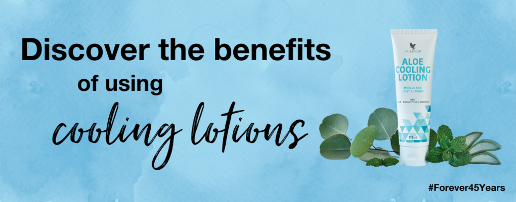 Banner image for the article Discover the benefits of using cooling lotions