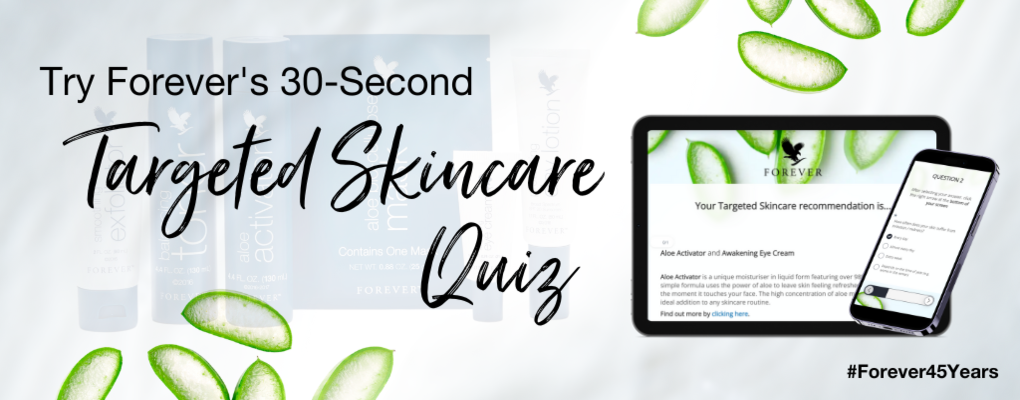 Banner image for the article Try Forever’s 30-Second Targeted Skincare Quiz