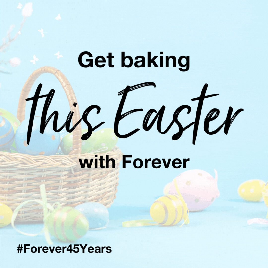 Make the most of Easter this year with five fabulous Forever baking recipes. Whether your sweet tooth craves a delicious cake, a crumbly cookie or a sumptuous scone, this is the Easter baking guide for you.

