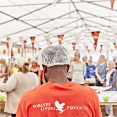 Philanthropy has always been at the heart of Forever Living’s values, and we are so proud to be supporting the charity, Rise Against Hunger,